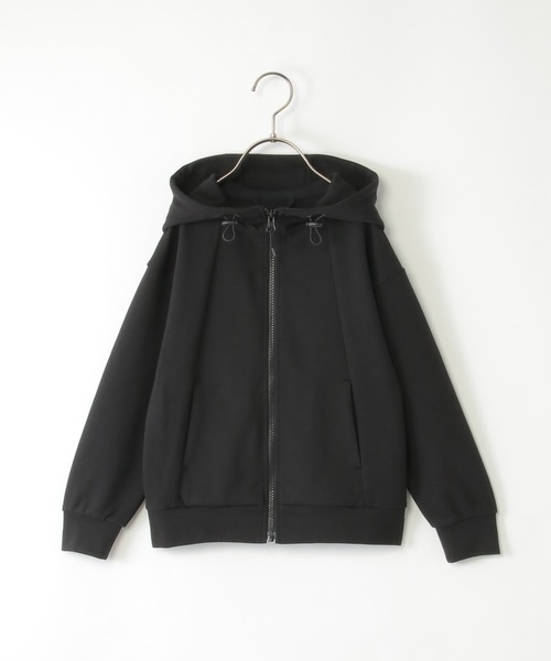 ikka（イッカ）の「【親子コーデ】テックストレッチパーカー（120~160cm）（パーカー・キッズ・チャコールグレー/ブラック・160/150/140/130/120）」の18枚目の写真