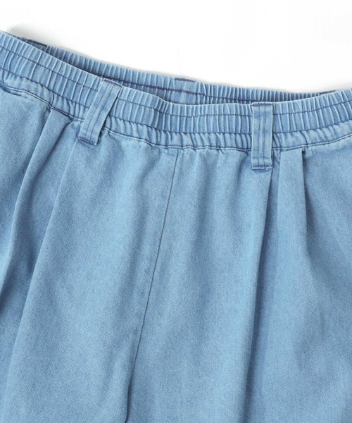 （What it isNt）ART BY MARKGONZALES（ワットイットイズント）の「(What it isNt） ART BY MARK GONZALES/(ワットイットイズント) アートバイマークゴンザレス DENIM SKATE PANTS/デニム タックワイド スケートパンツ/ルーズテーパードパンツ/イージーパンツ/レディース メンズ（デニムパンツ・メンズ・ブラック系その他/ライトブルー/ライトブラック/ブルー系その他/ネイビー・M/L/XL）」の16枚目の写真