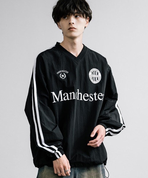 Rocky Monroe(ロッキーモンロー)の「オーバーサイズナイロンタスランバルーンスリーブピステ(ナイロンジャケット・メンズ・ネイビー/グレー/ブラック・M/L/LL)」の12枚目の写真