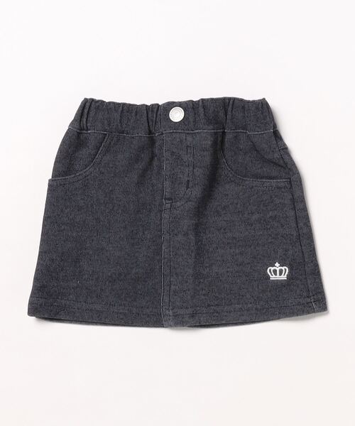 BABYDOLL（ベビードール）の「カットデニム スカート 9042K（デニムスカート・キッズ・ライトインディゴブルー・90cm/100cm/110cm/120cm/130cm/140cm/80ｃｍ）」の3枚目の写真