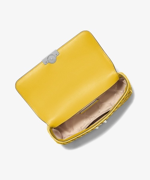 MICHAEL KORS(マイケルコース)の「TRIBECA ウーヴン レザー ショルダー スモール(ショルダーバッグ・レディース・イエロー系・FREE)」の7枚目の写真