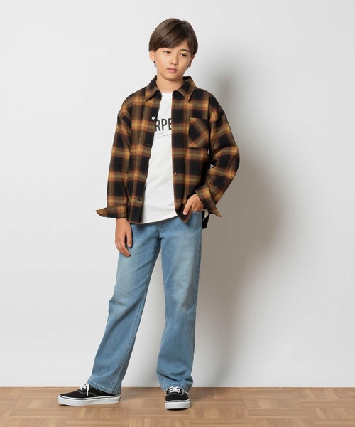 MPS（エムピーエス）の「【MPS】ストレートデニムパンツ（デニムパンツ・キッズ・ライトインディゴブルー/ダークインディゴブルー・110/120/130/140/150/160）」の4枚目の写真