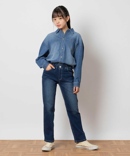 MPS（エムピーエス）の「【MPS】ストレートデニムパンツ（デニムパンツ・キッズ・ライトインディゴブルー/ダークインディゴブルー・110/120/130/140/150/160）」の13枚目の写真