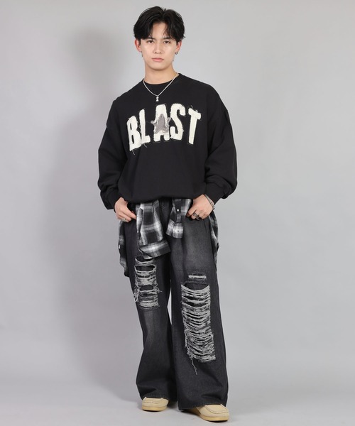 nagonstans 再構築 リメイク スウェット M 2万8600円 nagonstans 再構築 リメイク スウェット M 2万8600円 - メルカリ