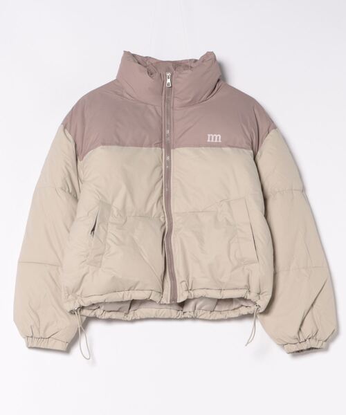 セール】配色切り替えエコダウンジャケット（ダウンジャケット/コート