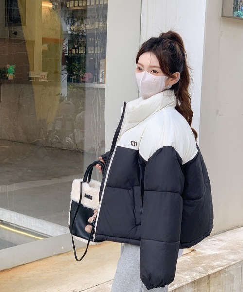 Ritzy（リッツィー）の「配色切り替えエコダウンジャケット（ダウンジャケット/コート・レディース・ブラック/ピンク/ベージュ・M/L）」の20枚目の写真