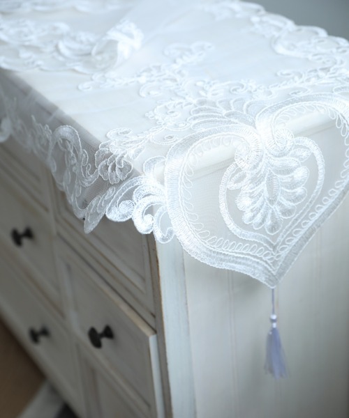 aimoha（アイモハ）の「レース刺繍ランチョンマット（ランチョンマット/テーブルウェア・レディース・ホワイト系その他/ホワイト系その他2・FREE）」の2枚目の写真