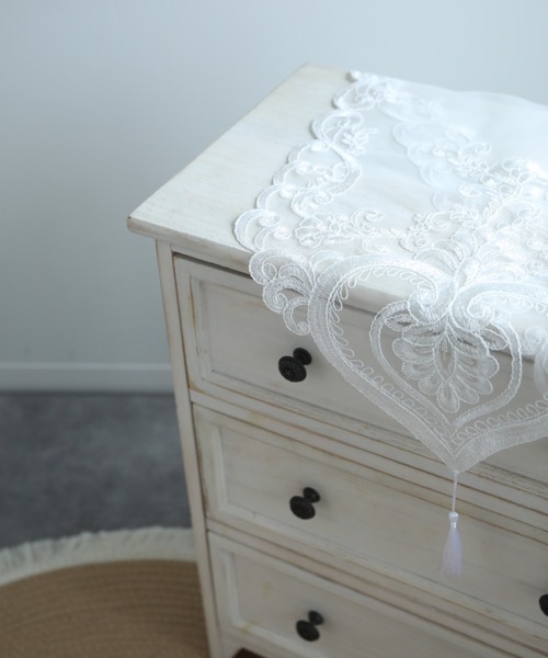 aimoha（アイモハ）の「レース刺繍ランチョンマット（ランチョンマット/テーブルウェア・レディース・ホワイト系その他/ホワイト系その他2・FREE）」の4枚目の写真