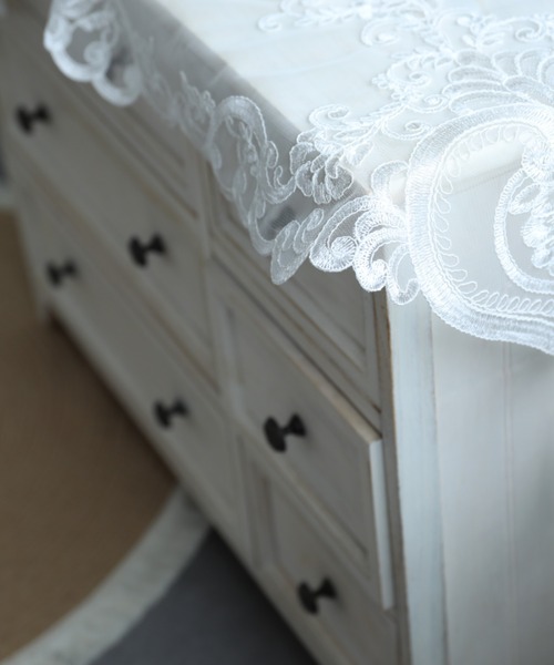 aimoha（アイモハ）の「レース刺繍ランチョンマット（ランチョンマット/テーブルウェア・レディース・ホワイト系その他/ホワイト系その他2・FREE）」の6枚目の写真