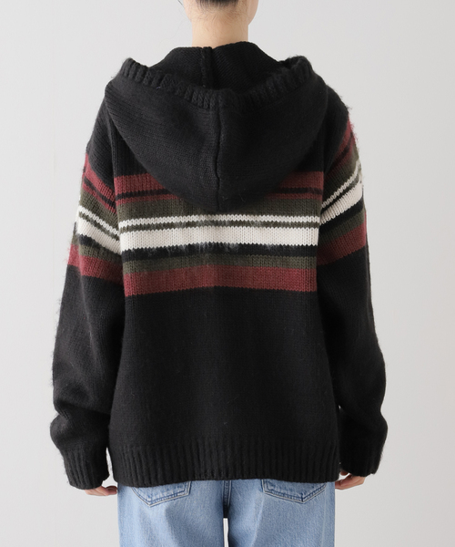 OBEY(オベイ)の「【OBEY / オベイ】 MYERS ZIP UP HOOD 151000093(ニット/セーター・レディース・ブラック/その他・SMALL)」の7枚目の写真