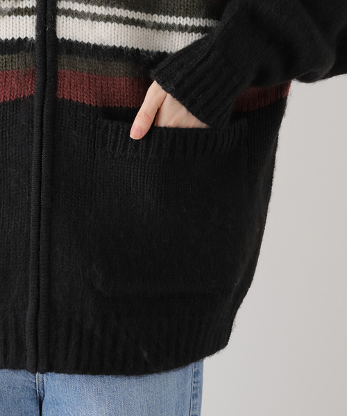 OBEY(オベイ)の「【OBEY / オベイ】 MYERS ZIP UP HOOD 151000093(ニット/セーター・レディース・ブラック/その他・SMALL)」の12枚目の写真
