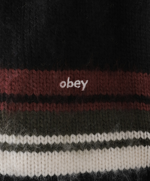 OBEY(オベイ)の「【OBEY / オベイ】 MYERS ZIP UP HOOD 151000093(ニット/セーター・レディース・ブラック/その他・SMALL)」の13枚目の写真