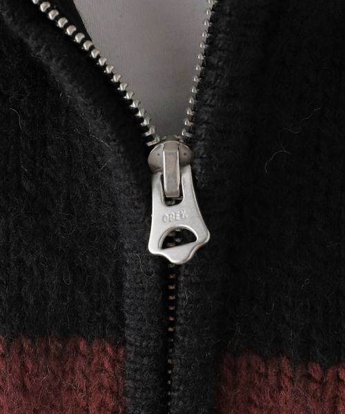 OBEY(オベイ)の「【OBEY / オベイ】 MYERS ZIP UP HOOD 151000093(ニット/セーター・レディース・ブラック/その他・SMALL)」の14枚目の写真