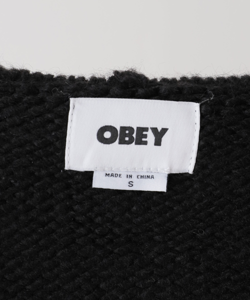 OBEY(オベイ)の「【OBEY / オベイ】 MYERS ZIP UP HOOD 151000093(ニット/セーター・レディース・ブラック/その他・SMALL)」の16枚目の写真