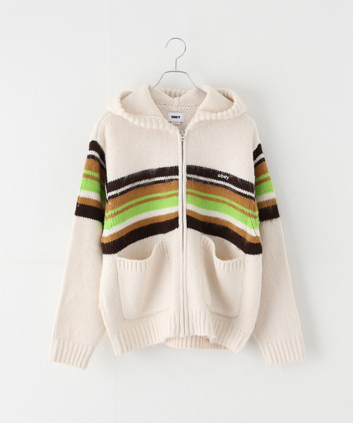 OBEY(オベイ)の「【OBEY / オベイ】 MYERS ZIP UP HOOD 151000093(ニット/セーター・レディース・ブラック/その他・SMALL)」の21枚目の写真