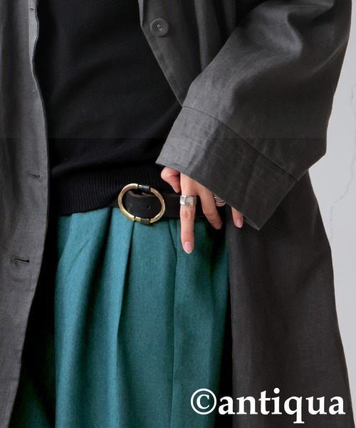 antiqua(アンティカ)の「タックパンツ(その他パンツ・レディース・ブラック/ブルー/グレー・LARGE/MEDIUM)」の16枚目の写真