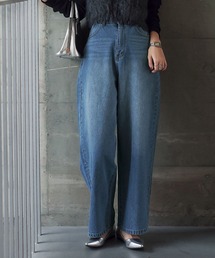 KOBE LETTUCE | 選べるサイズ カーブすぎないカーブデニム(デニムパンツ)