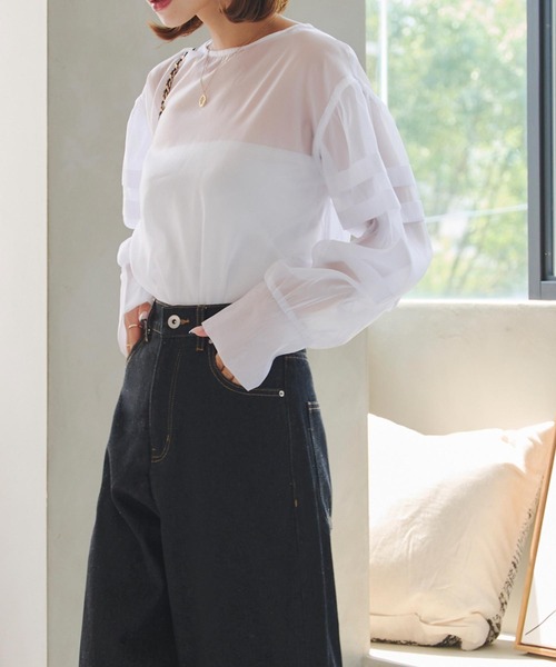 KOBE LETTUCE（コウベレタス）の「選べるサイズ カーブすぎないカーブデニム（デニムパンツ・レディース・ブラック/その他/ブルー・M/TM/PM/L）」の5枚目の写真