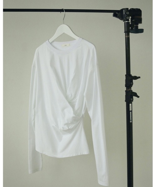 セール】Drape Cut Long T-shirts（Tシャツ/カットソー）｜anuke