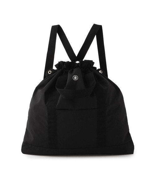 ROPE' PICNIC(ロペピクニック)の「撥水・A4対応・3WAY/ナイロンショルダートートバック(トートバッグ・レディース・ブラック/キナリ・FREE)」の13枚目の写真