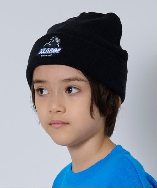 XLARGE KIDS(エクストララージキッズ)の「スランテッドOGゴリラニットキャップ(キャップ・キッズ・ブラック/パープル/グリーン/トップグレー・FREE)」の11枚目の写真