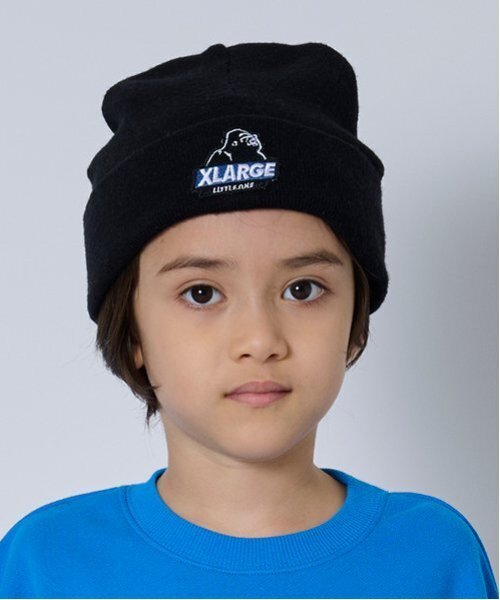 XLARGE KIDS(エクストララージキッズ)の「スランテッドOGゴリラニットキャップ(キャップ・キッズ・ブラック/パープル/グリーン/トップグレー・FREE)」の12枚目の写真
