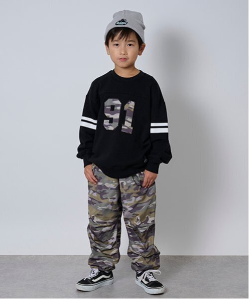 XLARGE KIDS(エクストララージキッズ)の「スランテッドOGゴリラニットキャップ(キャップ・キッズ・ブラック/パープル/グリーン/トップグレー・FREE)」の16枚目の写真
