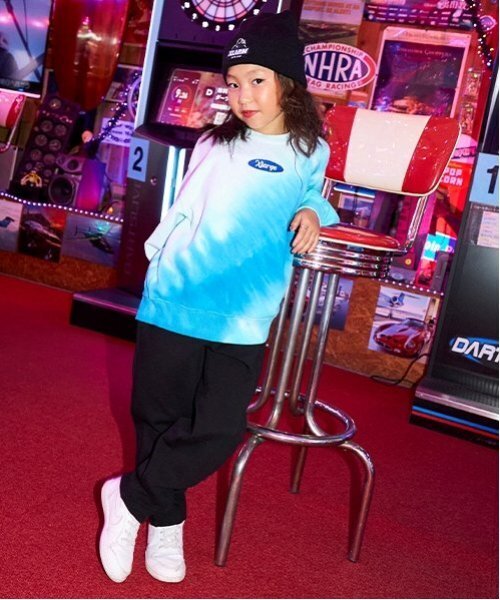 XLARGE KIDS(エクストララージキッズ)の「スランテッドOGゴリラニットキャップ(キャップ・キッズ・ブラック/パープル/グリーン/トップグレー・FREE)」の18枚目の写真