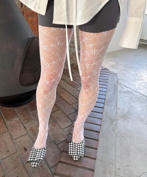 シアーレースタイツ（タイツ/ストッキング）｜FUULLY STUDIO