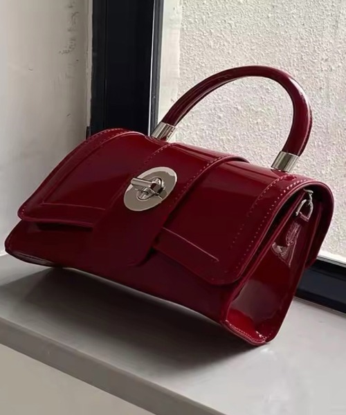 Port(ポート)の「【 Port / ポート 】 レトロ スクエア 2WAY ショルダーバッグ_(ショルダーバッグ・レディース・レッド/ブラック・FREE)」の7枚目の写真