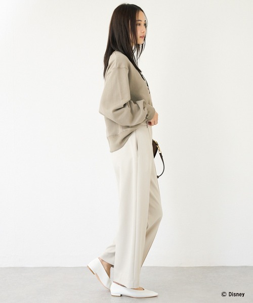 LAVEANGE（ラビアンジェ）の「ミッキー/フロッキープリントスウェット（スウェット・レディース・ブラウン/グレー・4L/3L/LL/M/5L）」の10枚目の写真