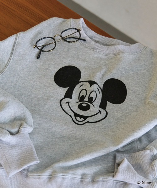 LAVEANGE（ラビアンジェ）の「ミッキー/フロッキープリントスウェット（スウェット・レディース・ブラウン/グレー・4L/3L/LL/M/5L）」の22枚目の写真