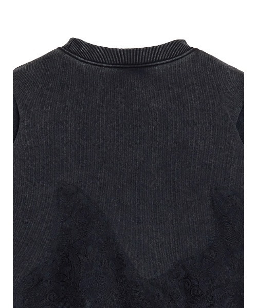 CHEMICAL OVERDYE LACE SWEAT TOP（スウェット）｜Ameri（アメリ）の