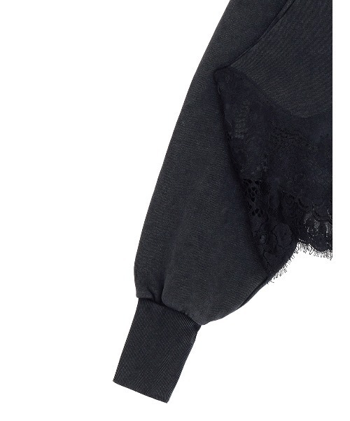 CHEMICAL OVERDYE LACE SWEAT TOP（スウェット）｜Ameri（アメリ）の