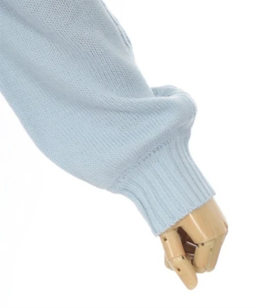 axes femme（アクシーズファム）の「ヨーク切替リボンニットワンピ（ワンピース・レディース・サックスブルー/ブラック/モカ・FREE）」の18枚目の写真