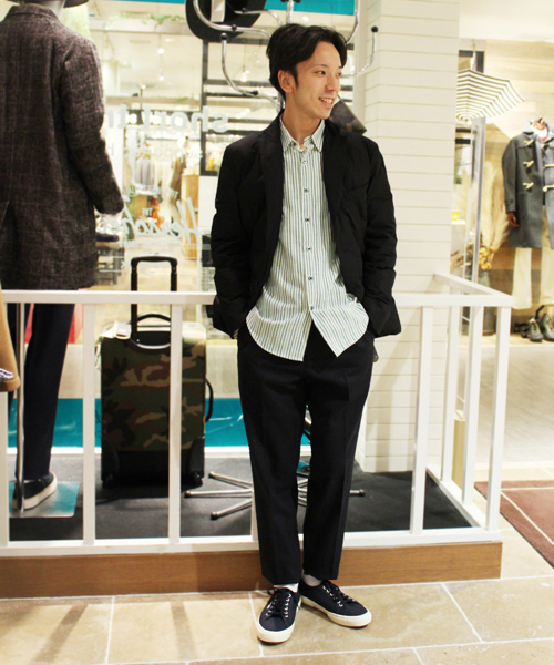 ivory court（アイボリーコート）の「C/カシミア トップストライプシャツ◆（シャツ/ブラウス・メンズ・アイボリー/ライトグレー・40/36/38）」の12枚目の写真