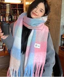 paravion | ブロックチェックマフラー(マフラー)