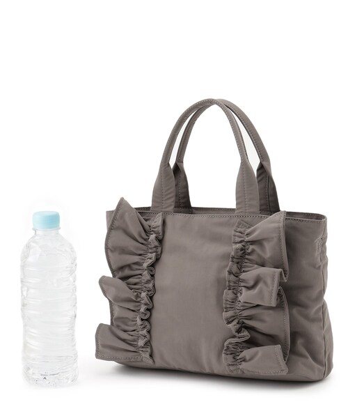 縦フリルナイロン2WAYトート（トートバッグ）｜grove（グローブ）の