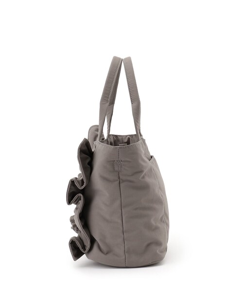 grove（グローブ）の「縦フリルナイロン2WAYトート（トートバッグ・レディース・チャコールグレー/ブラック/ライトグレー/ダークグレー・00）」の19枚目の写真