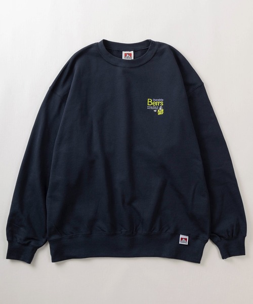【BEN DAVIS/ベンデイビス】企業ロゴ風 ワンポイント刺繍 ワンポイント スウェット/ビッグシルエット（スウェット）｜BEN DAVIS（ベンデイビス）