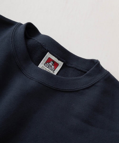 【BEN DAVIS/ベンデイビス】企業ロゴ風 ワンポイント刺繍 ワンポイント スウェット/ビッグシルエット（スウェット）｜BEN DAVIS（ベンデイビス）