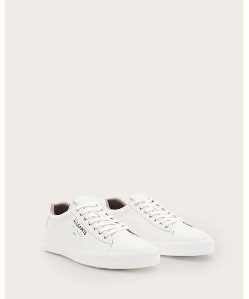 ALLSAINTS(オールセインツ)の「UNDERGROUND LEATHER LOW TOP TRAINERS | アンダーグラウンド レザー ロー トップ スニーカー(スニーカー・メンズ・ホワイト系その他・UK8/UK9/UK7/UK10)」の6枚目の写真