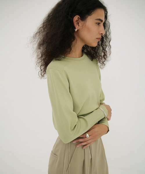 ニット/セーター CLANE BASIC COMPACT TURTLE KNIT TOPS BASIC COMPACT KNIT TOPS（ニット/セーター）｜CLANE（クラネ）の