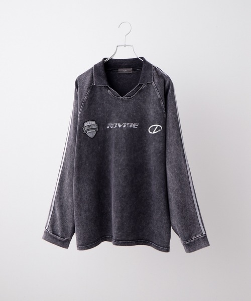 CLEL ヘビーウェイト ヴィンテージデザインゲームTシャツ グレー系 CLEL】Heavyweight Vintage Design Short Sleeve Game T-shirt