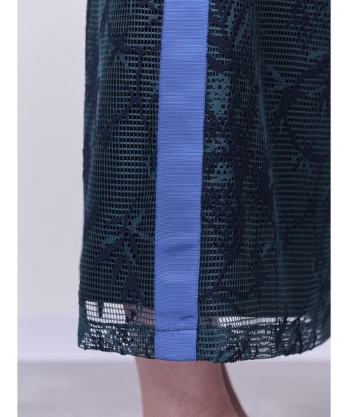 DOLLUPOOPS（ドールアップウップス）の「ボタニカルレース配色スカート（スカート・レディース・ベージュ/グリーン・38）」の11枚目の写真