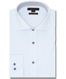 m.f.editorial（エムエフエディトリアル）の「【ストレッチ ノーアイロン 吸水速乾】m.f.エディトリアル メンズ カッタウェイ ビジネスドレス 長袖ニットシャツ（ビジネスシャツ・メンズ）」