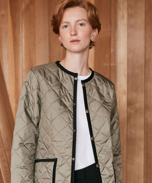 LAVENHAM（ラベンハム）の「Lightweight Lavenster Cornard Jacket Womens / ライトウェイト ラブンスター コナード ジャケット ウィメンズ（その他アウター・レディース・ダークブラック/ベージュ系その他・8/10/6/12）」の21枚目の写真
