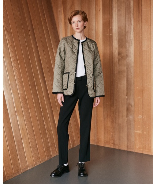 LAVENHAM（ラベンハム）の「Lightweight Lavenster Cornard Jacket Womens / ライトウェイト ラブンスター コナード ジャケット ウィメンズ（その他アウター・レディース・ダークブラック/ベージュ系その他・8/10/6/12）」の18枚目の写真