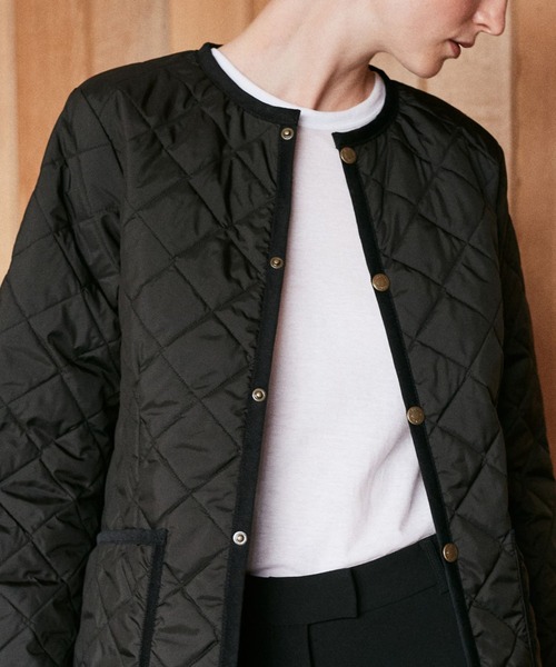LAVENHAM（ラベンハム）の「Lightweight Lavenster Cornard Jacket Womens / ライトウェイト ラブンスター コナード ジャケット ウィメンズ（その他アウター・レディース・ダークブラック/ベージュ系その他・8/10/6/12）」の8枚目の写真