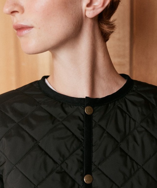 LAVENHAM（ラベンハム）の「Lightweight Lavenster Cornard Jacket Womens / ライトウェイト ラブンスター コナード ジャケット ウィメンズ（その他アウター・レディース・ダークブラック/ベージュ系その他・8/10/6/12）」の10枚目の写真
